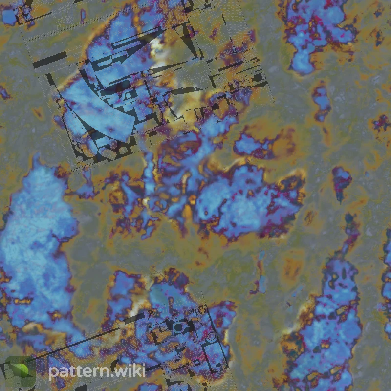 AK-47 Case Hardened seed 761 pattern template