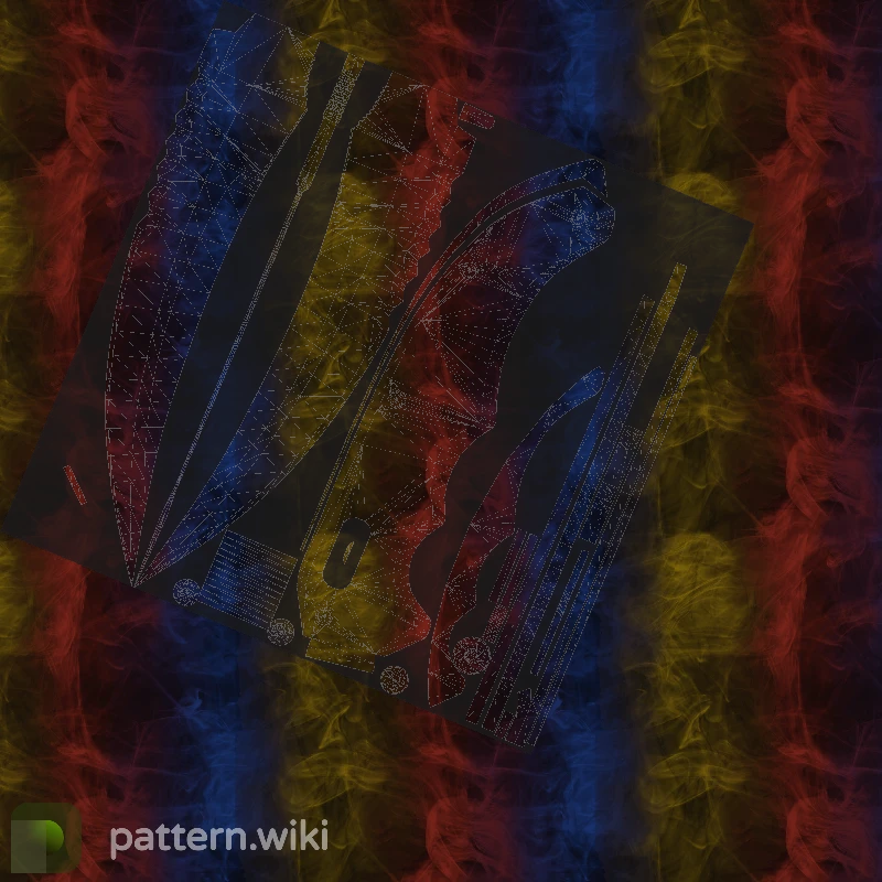 Flip Knife Marble Fade seed 976 pattern template