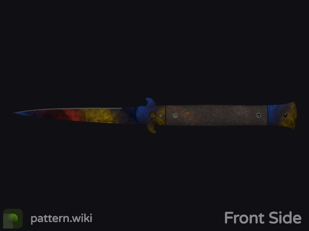 Stiletto Knife Marble Fade seed 22