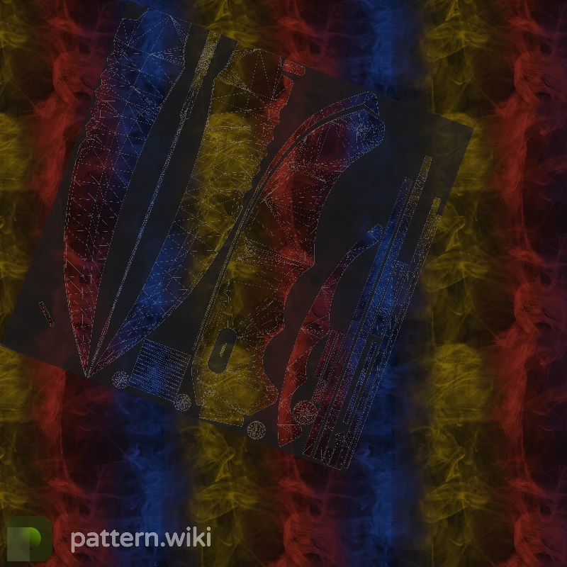 Flip Knife Marble Fade seed 777 pattern template