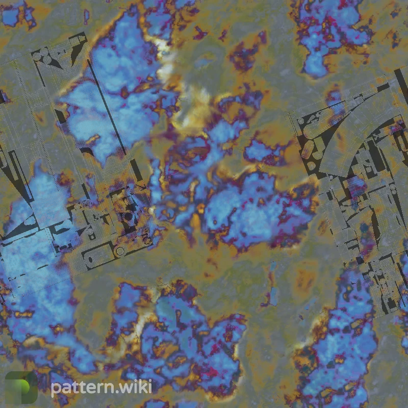 AK-47 Case Hardened seed 878 pattern template