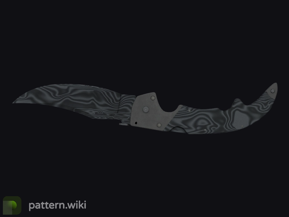 Falchion Knife Damascus Steel seed 47