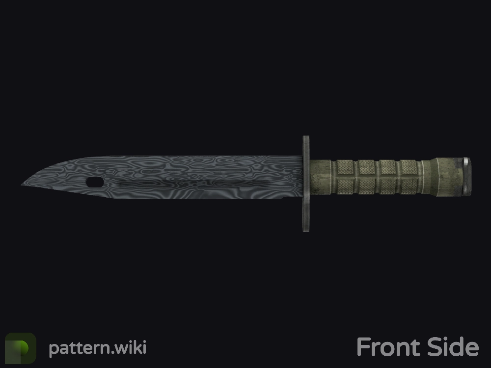 Bayonet Damascus Steel seed 853