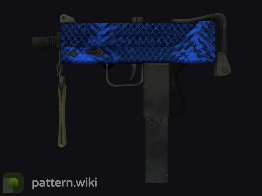 MAC-10 Lapis Gator seed 436