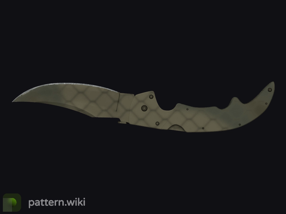 Falchion Knife Safari Mesh seed 801