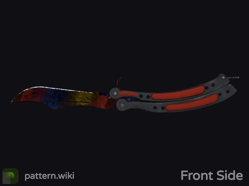 Butterfly Knife Marble Fade seed 787