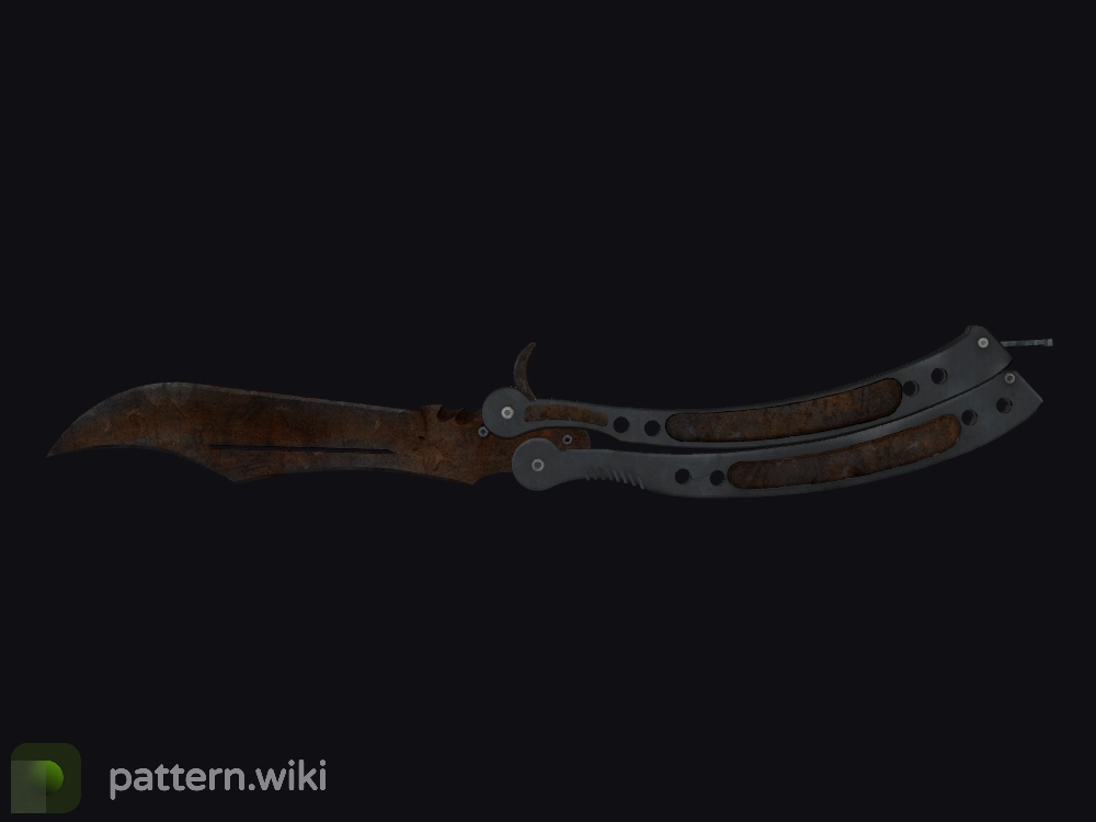 Butterfly Knife Rust Coat seed 906