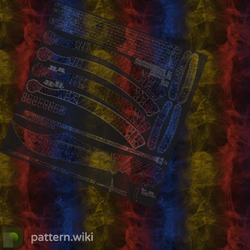 Butterfly Knife Marble Fade seed 359 pattern template