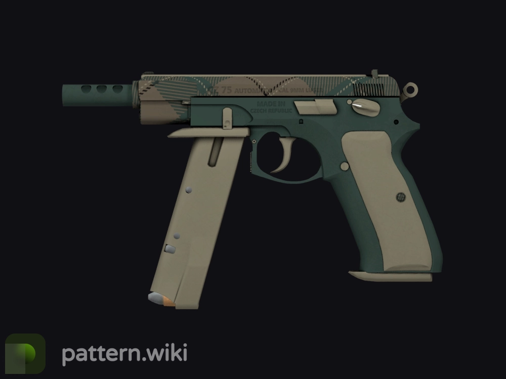 CZ75-Auto Green Plaid seed 893