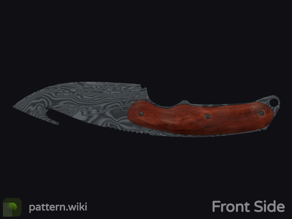 Gut Knife Damascus Steel seed 102