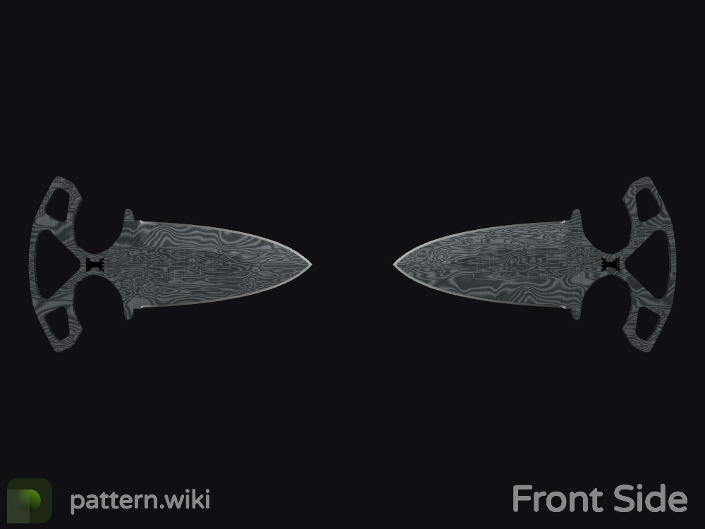 Shadow Daggers Damascus Steel seed 489