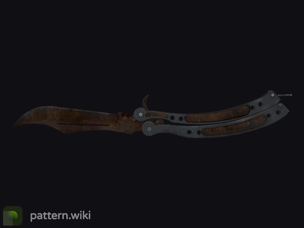 Butterfly Knife Rust Coat seed 306