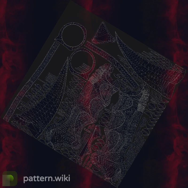 Karambit Doppler seed 418 pattern template