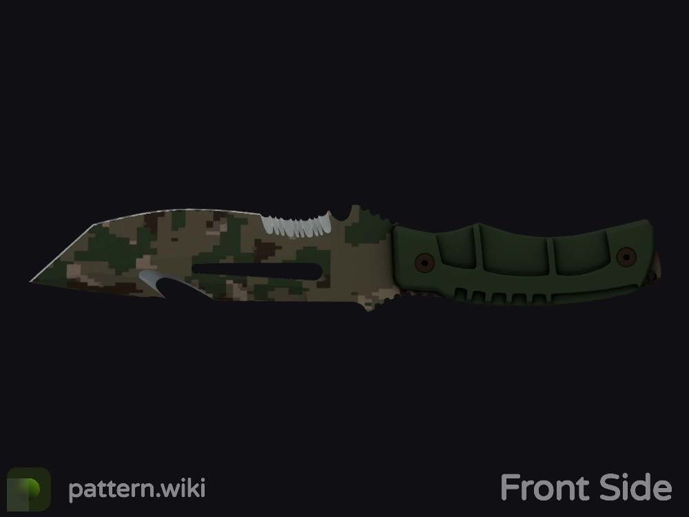 Survival Knife Forest DDPAT seed 407