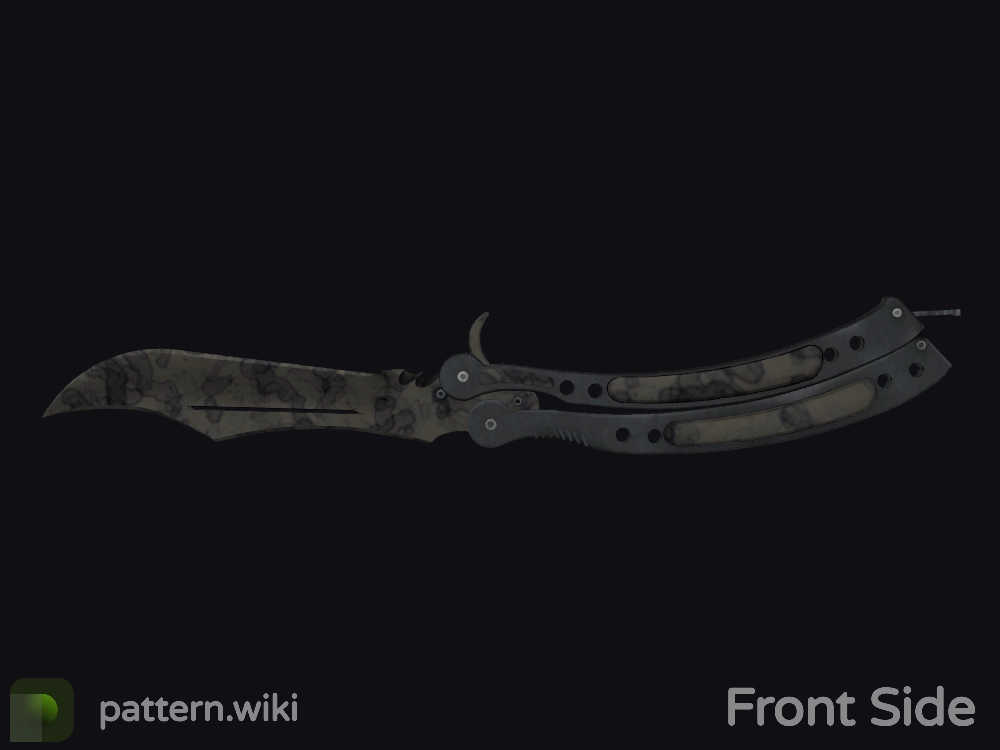 Butterfly Knife Stained seed 347