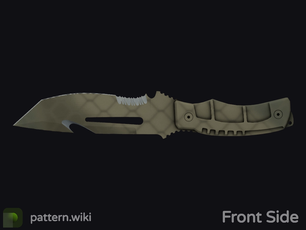 Survival Knife Safari Mesh seed 409