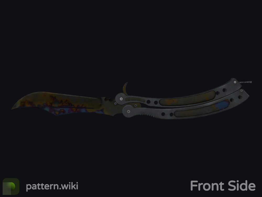 Butterfly Knife Case Hardened seed 87