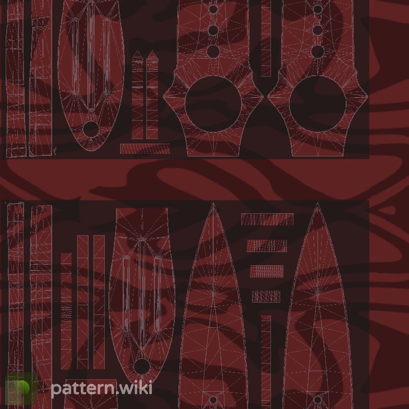 Skeleton Knife Slaughter seed 234 pattern template