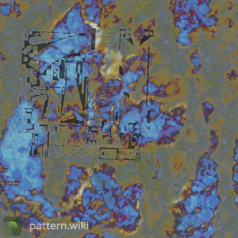 AK-47 Case Hardened seed 342 pattern template