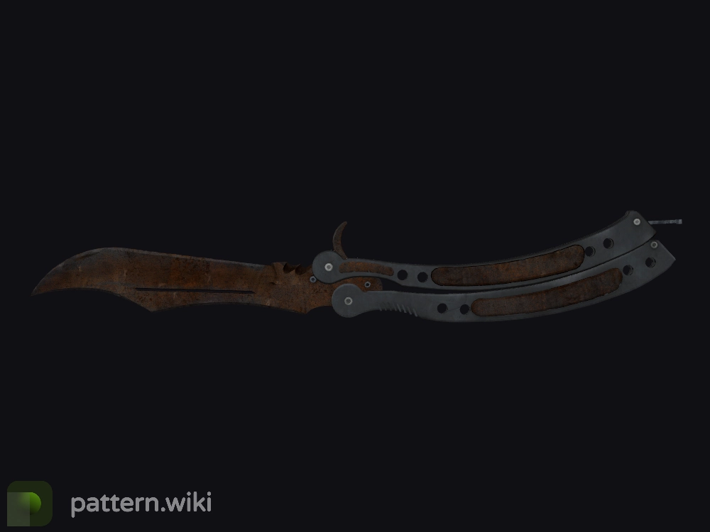 Butterfly Knife Rust Coat seed 790