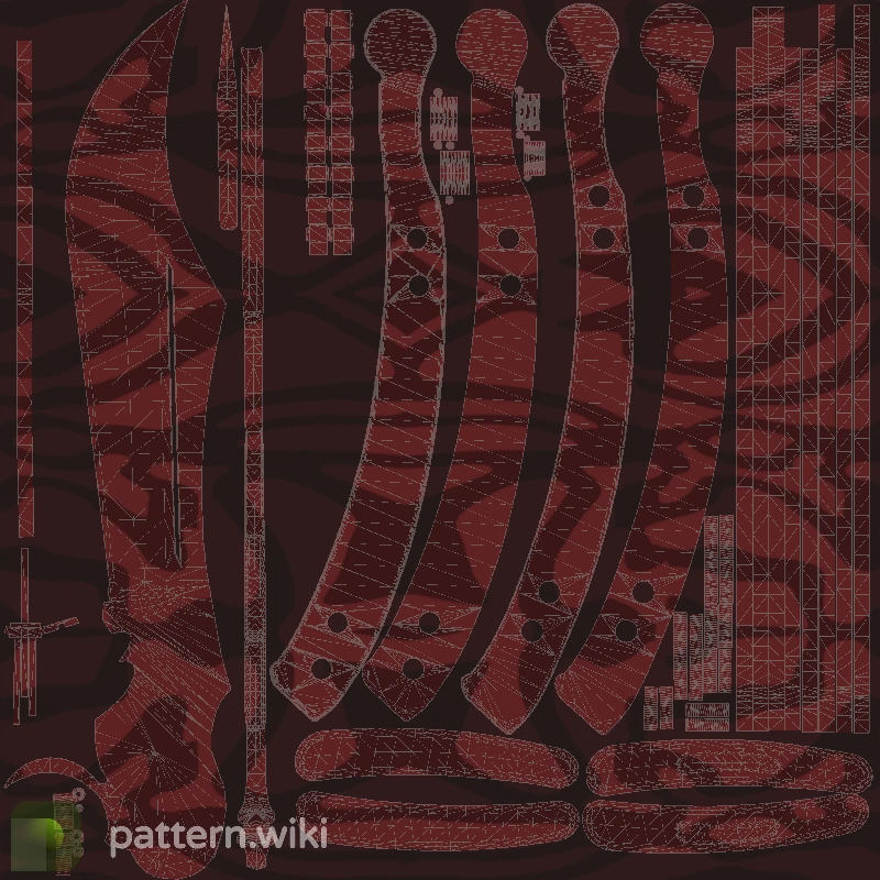 Butterfly Knife Slaughter seed 1 pattern template