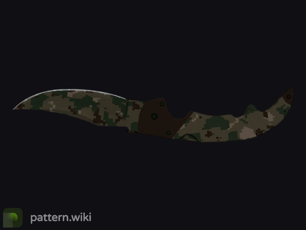 Falchion Knife Forest DDPAT seed 551