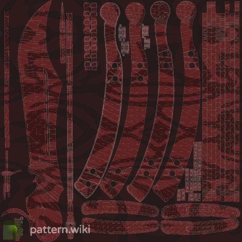 Butterfly Knife Slaughter seed 857 pattern template