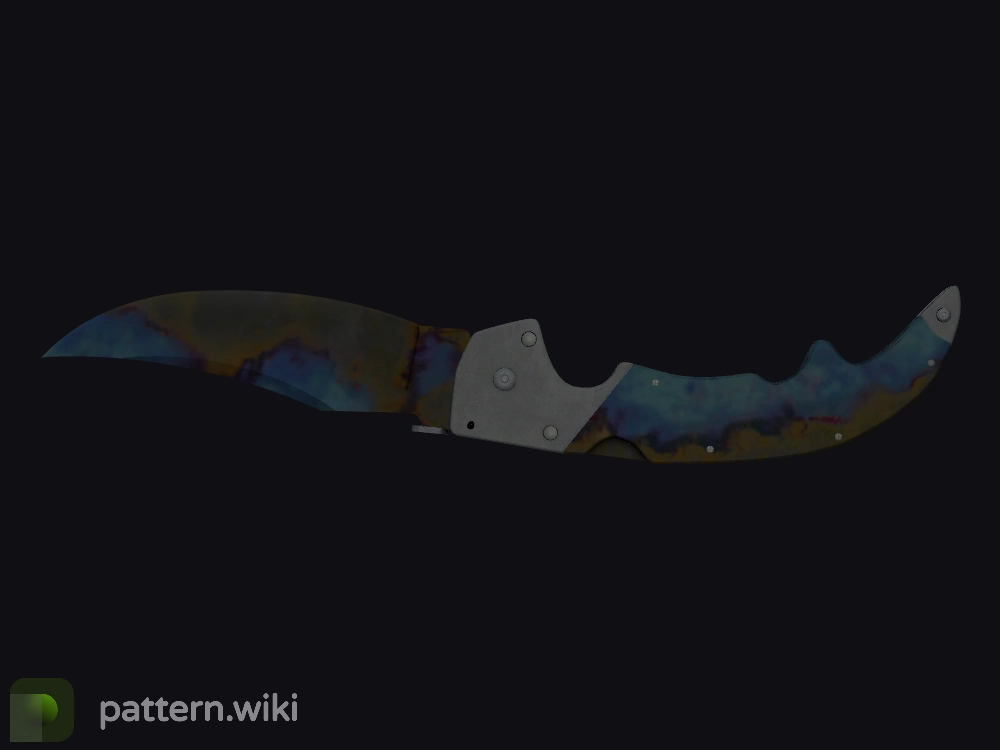 Falchion Knife Case Hardened seed 497