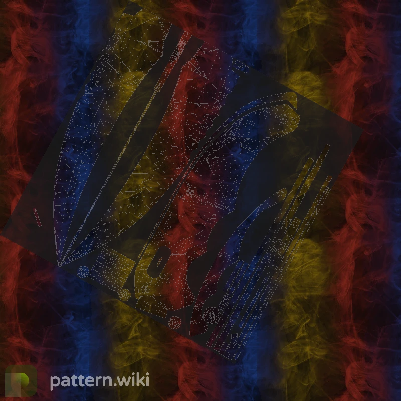 Flip Knife Marble Fade seed 862 pattern template