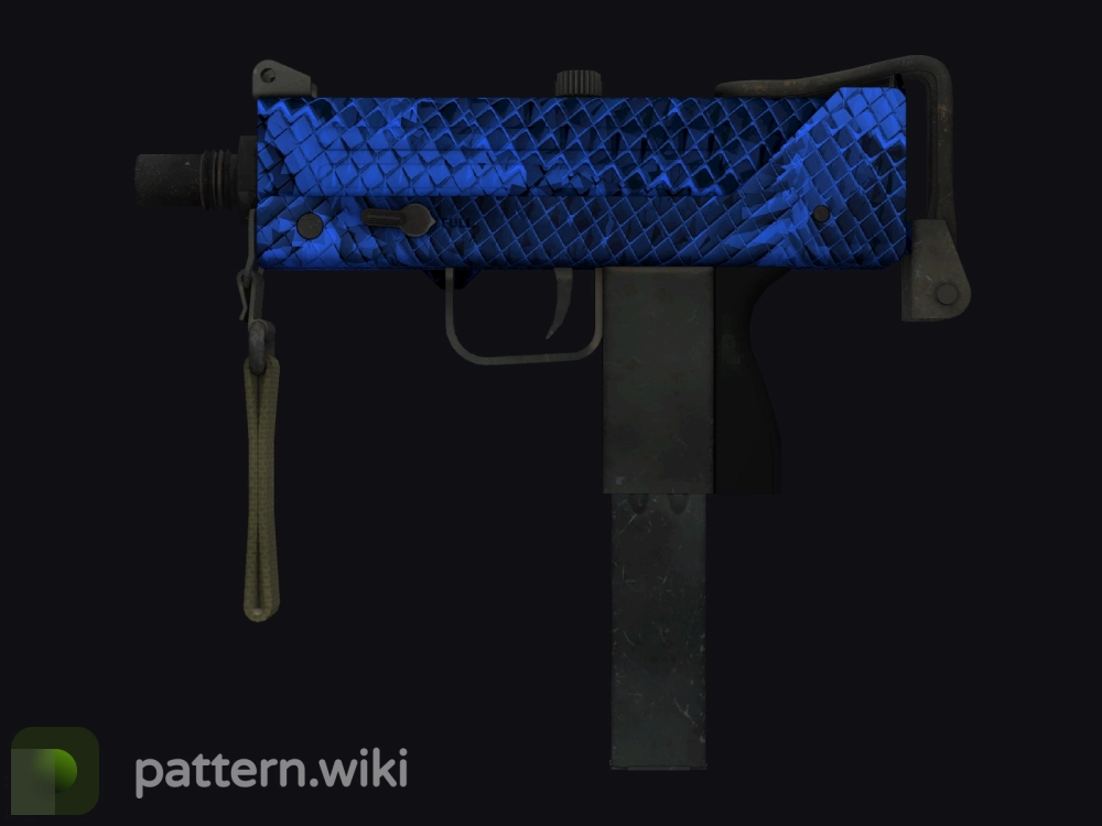 MAC-10 Lapis Gator seed 185