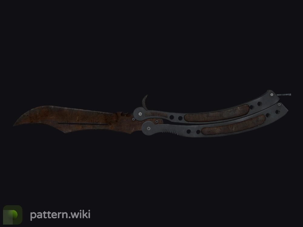 Butterfly Knife Rust Coat seed 323