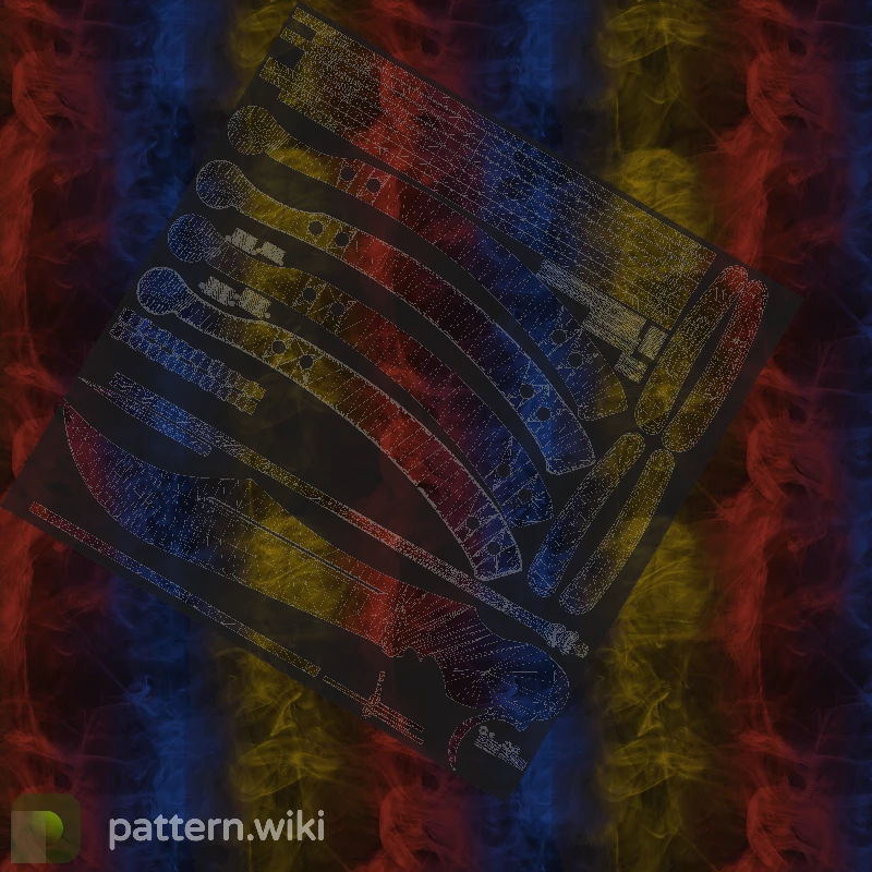 Butterfly Knife Marble Fade seed 35 pattern template