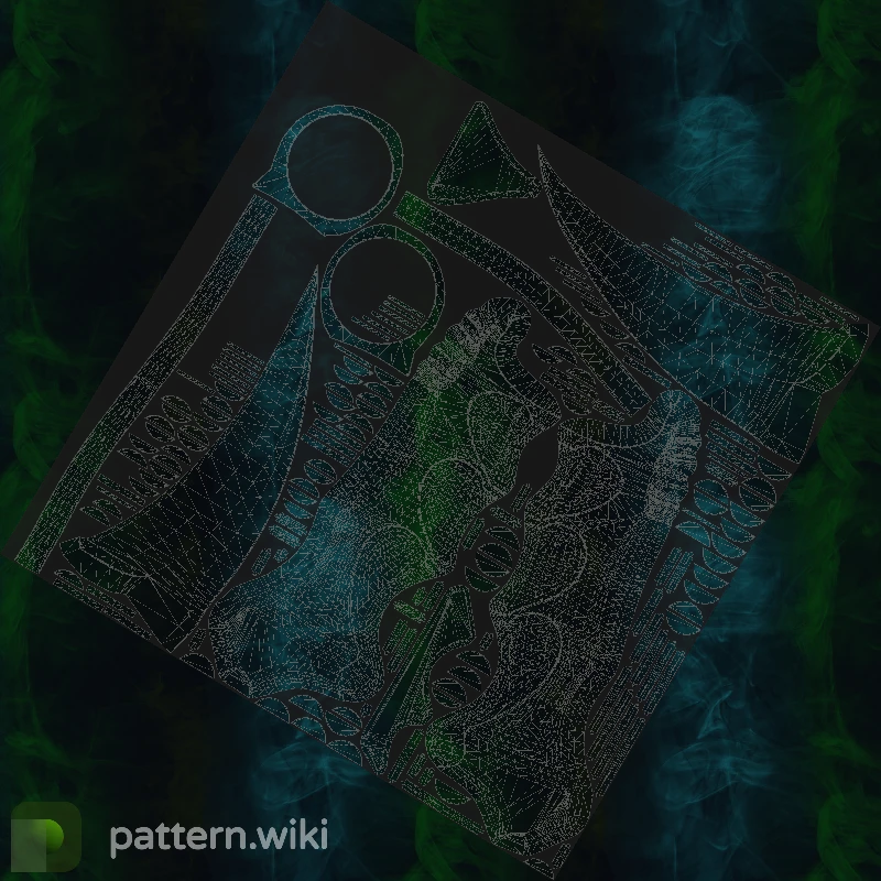 Karambit Gamma Doppler seed 426 pattern template