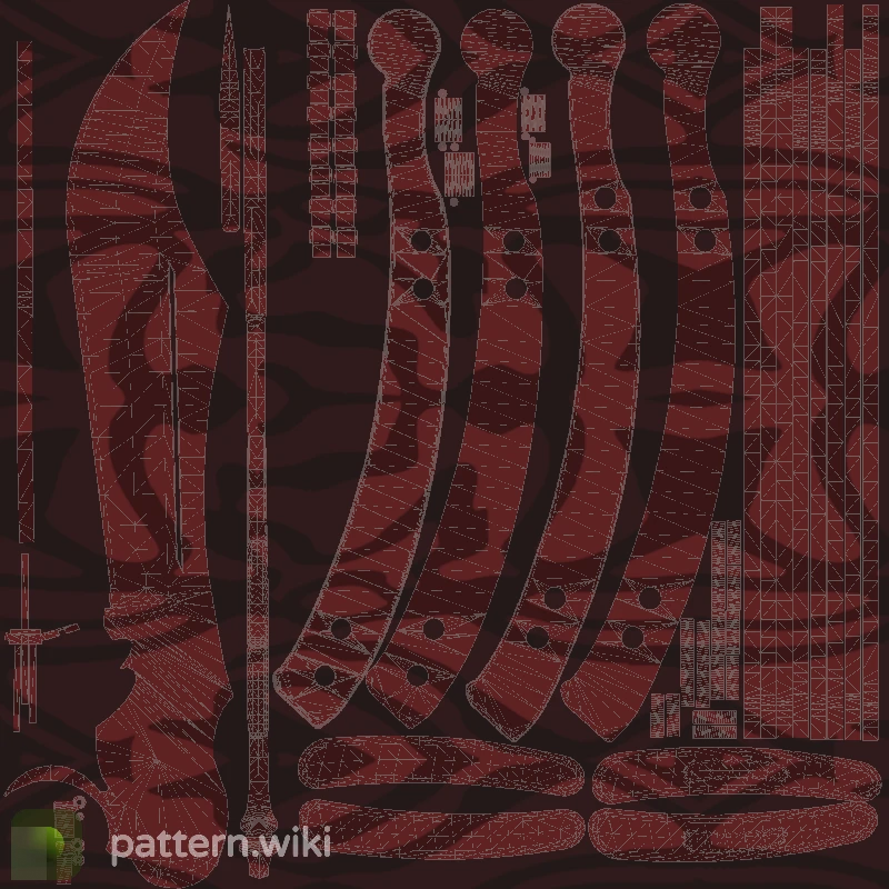 Butterfly Knife Slaughter seed 698 pattern template