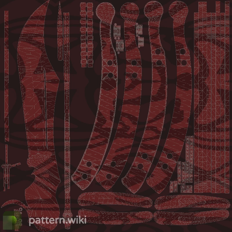 Butterfly Knife Slaughter seed 462 pattern template