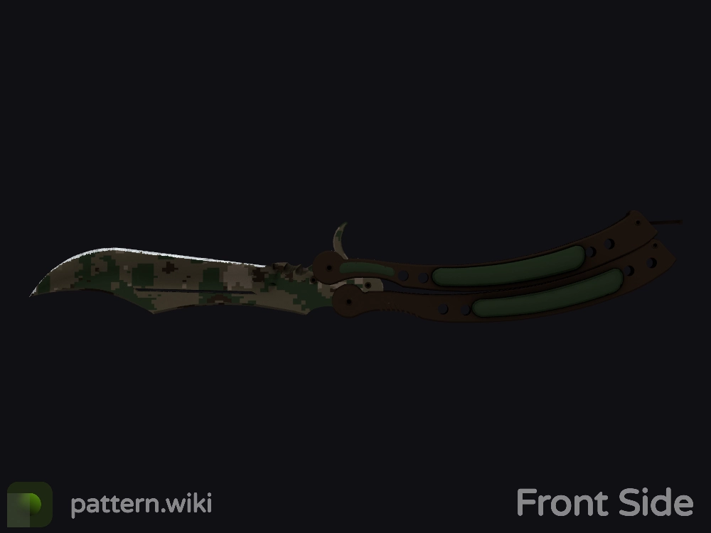 Butterfly Knife Forest DDPAT seed 438