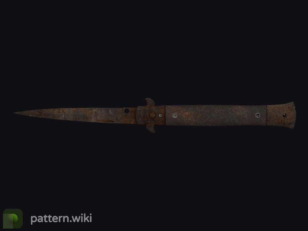 Stiletto Knife Rust Coat seed 157