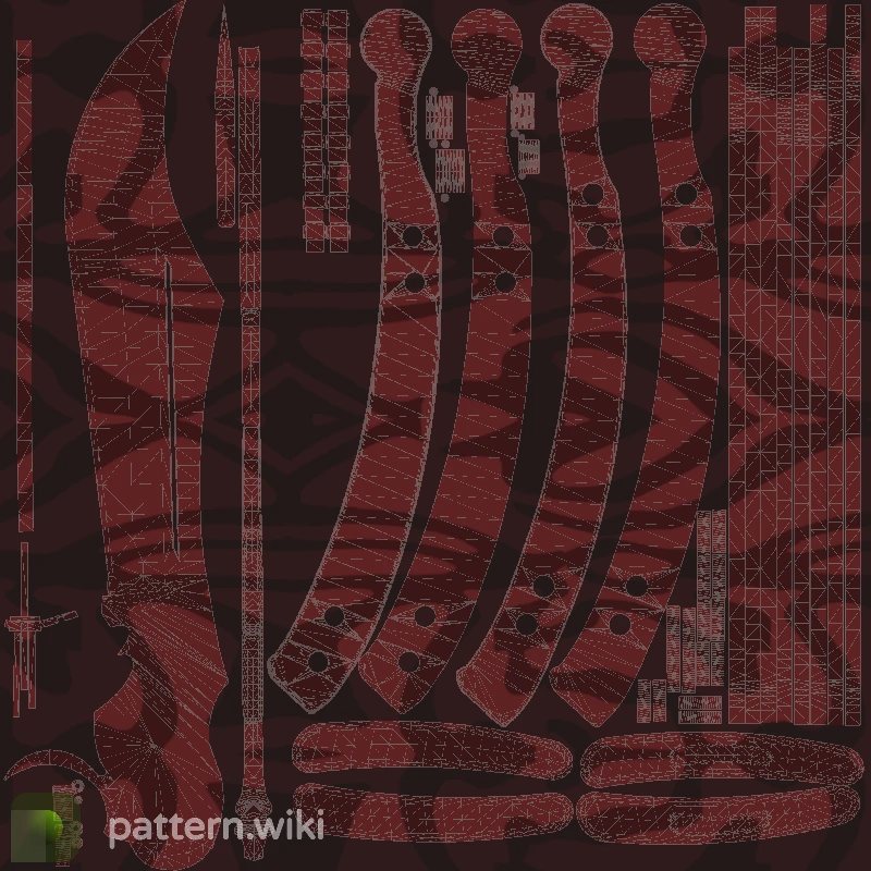 Butterfly Knife Slaughter seed 990 pattern template