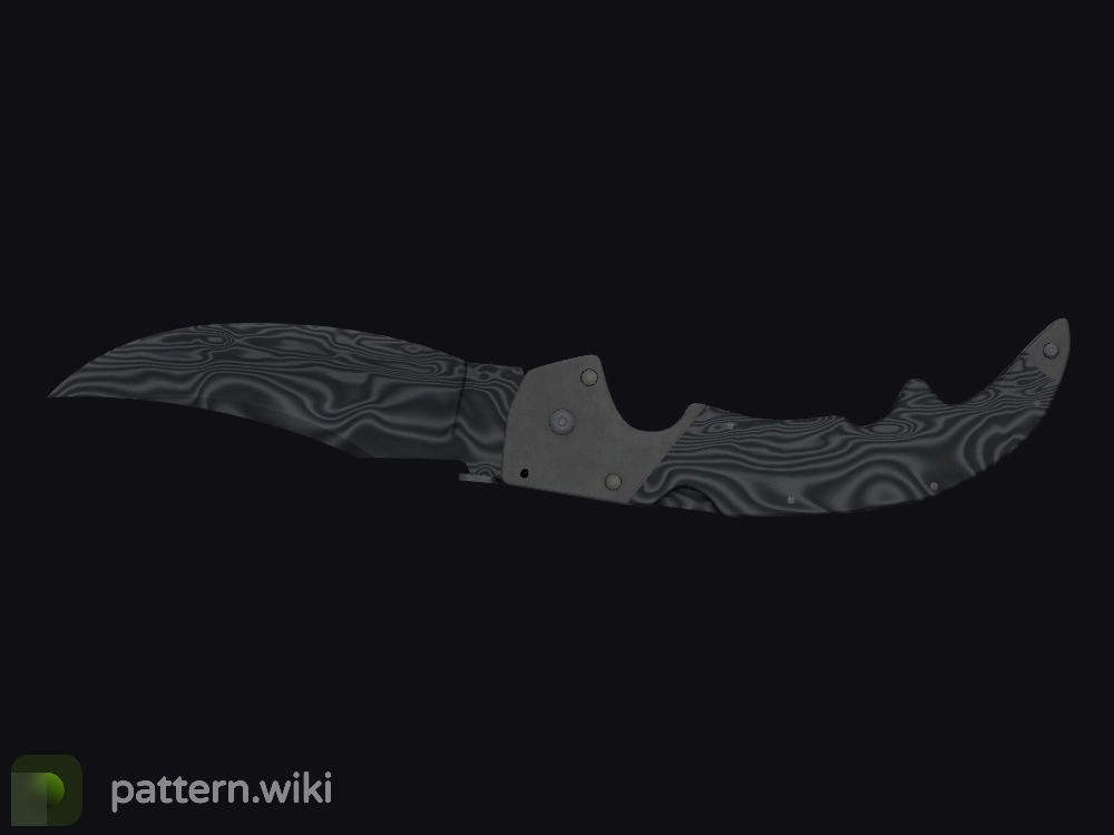 Falchion Knife Damascus Steel seed 347