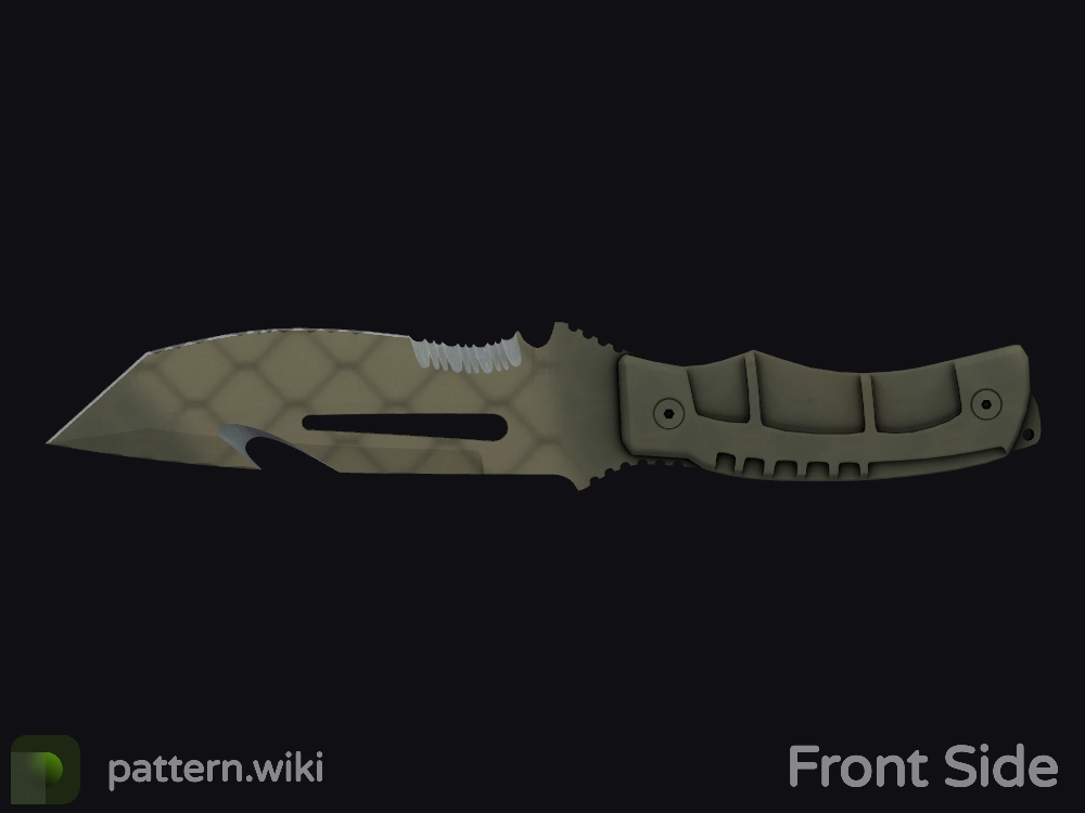 Survival Knife Safari Mesh seed 884