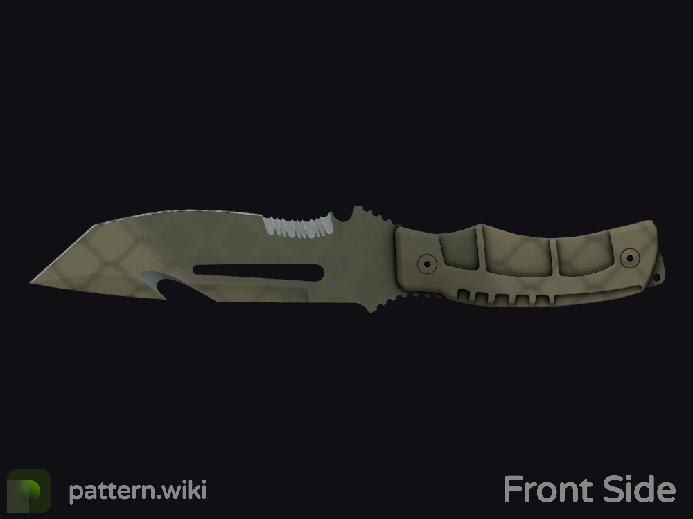 Survival Knife Safari Mesh seed 743