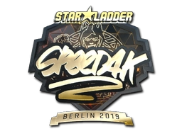 Sticker speed4k (Gold) | Berlin 2019 preview