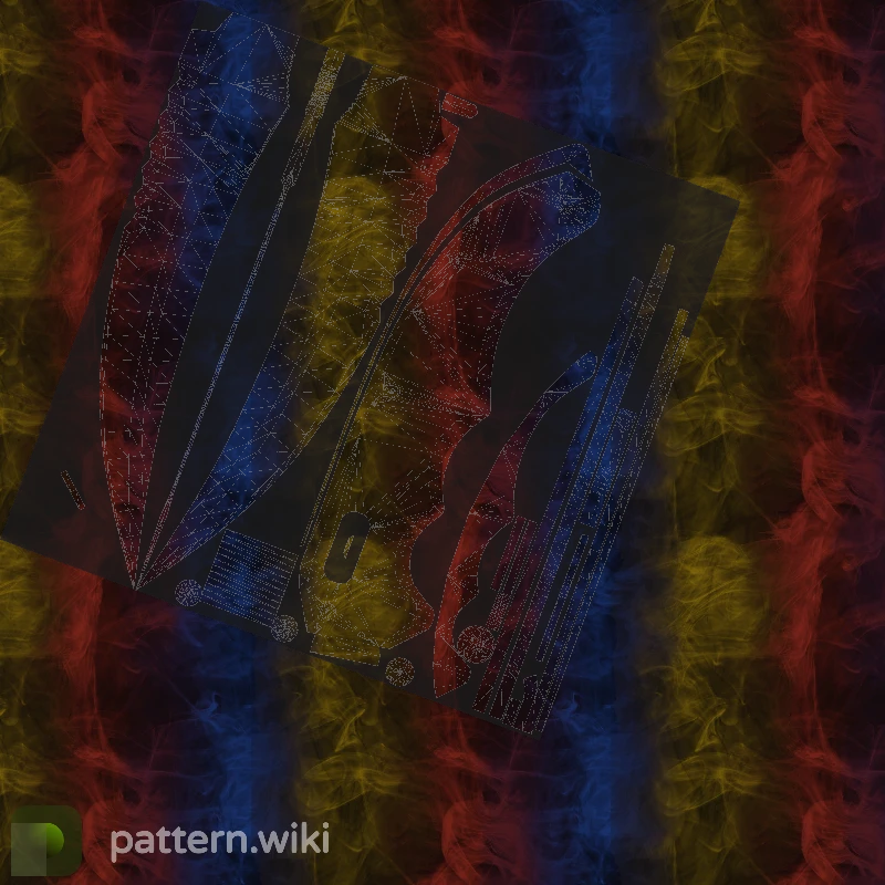 Flip Knife Marble Fade seed 628 pattern template