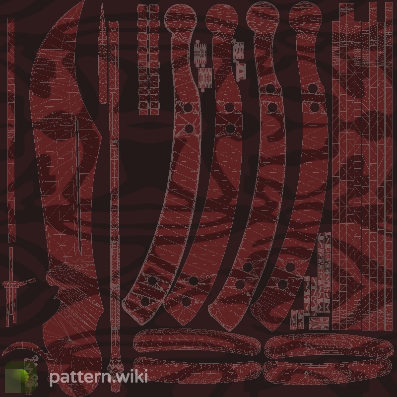 Butterfly Knife Slaughter seed 322 pattern template