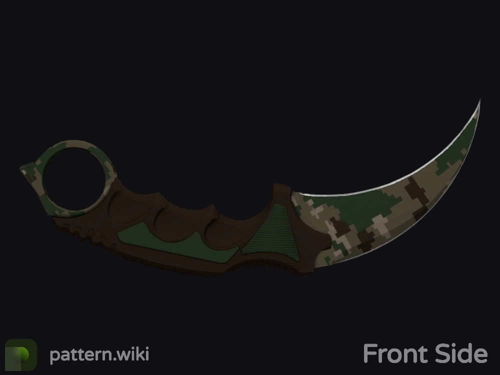 Karambit Forest DDPAT seed 738