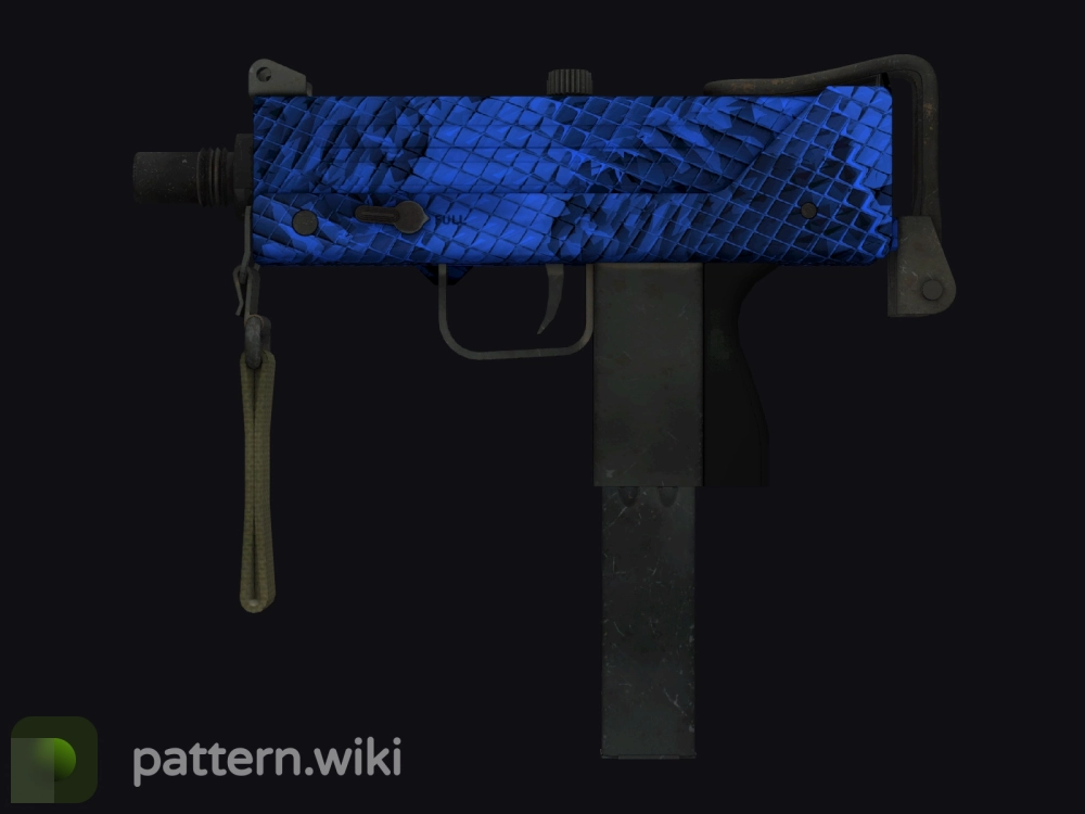 MAC-10 Lapis Gator seed 186