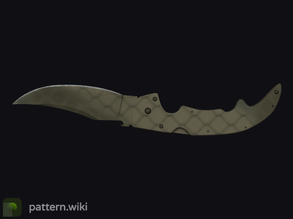 Falchion Knife Safari Mesh seed 223