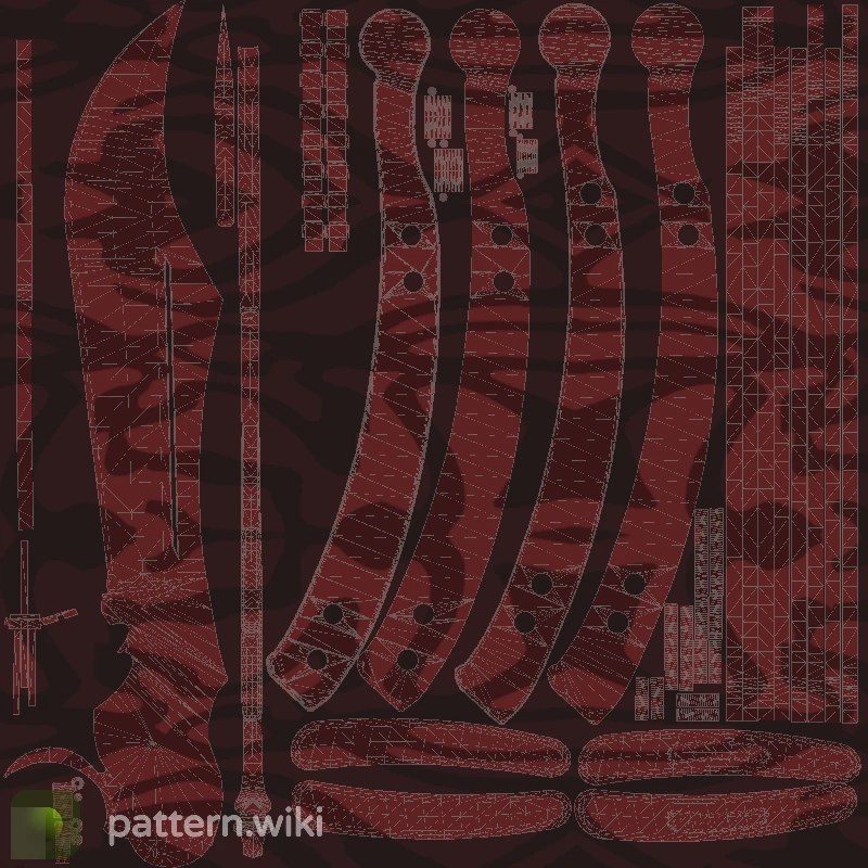 Butterfly Knife Slaughter seed 541 pattern template