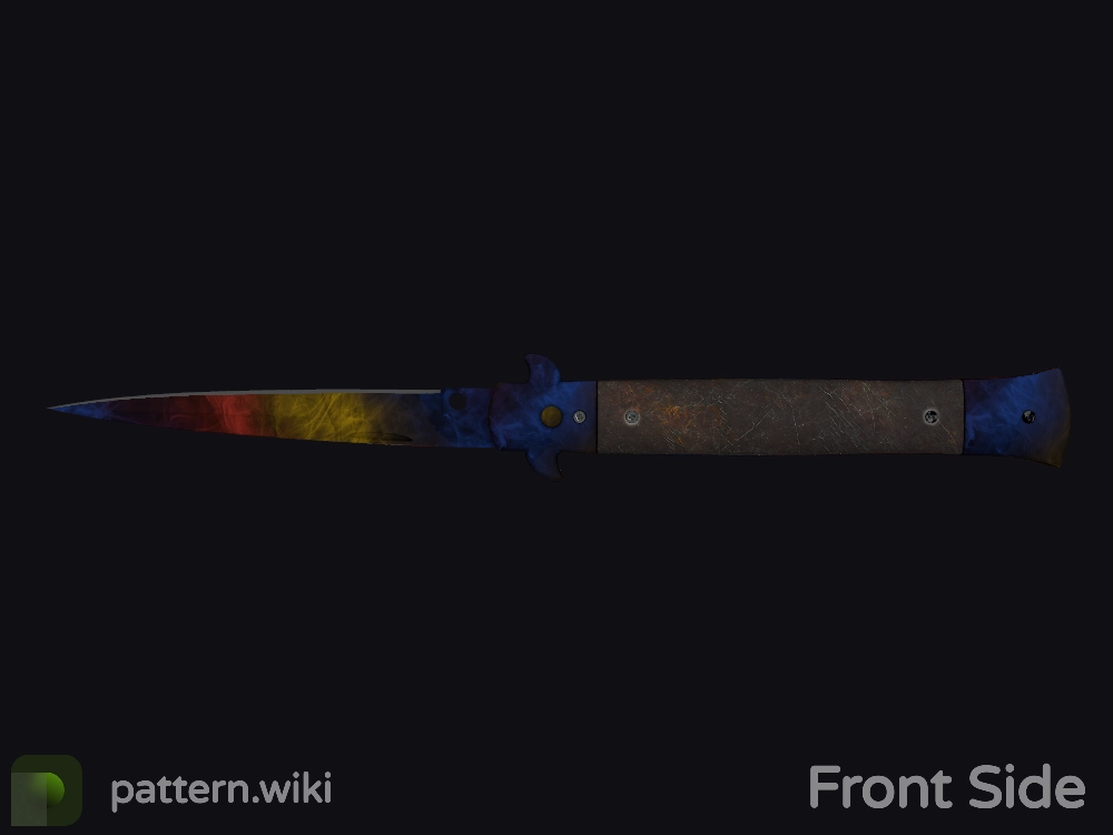 Stiletto Knife Marble Fade seed 501