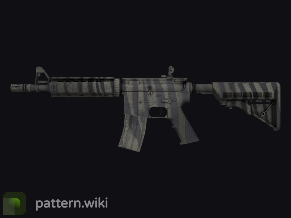 M4A4 Faded Zebra seed 923